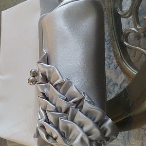 Silver Clutch Bag